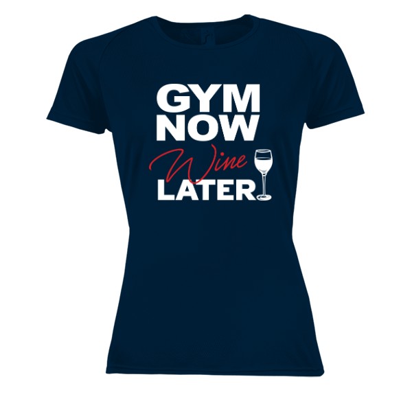 Gym now, wine later