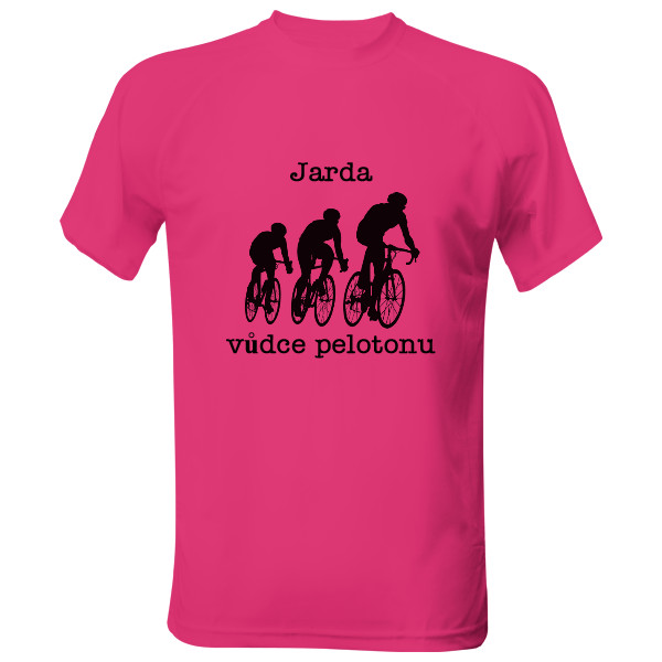 Pánské funkční tričko s potiskem vůdce pelotonu - funkční